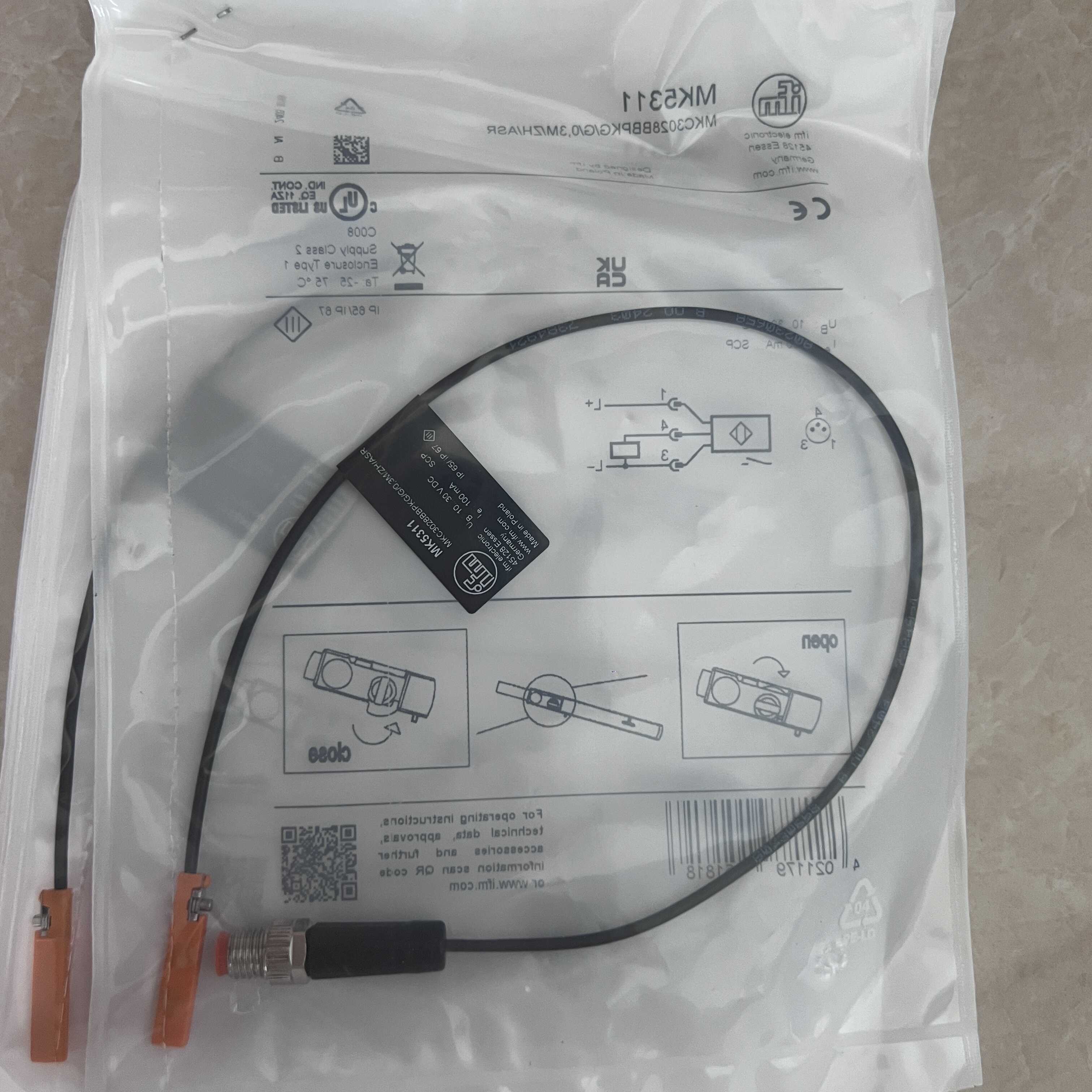 议价MK5311 MKC3028BBPKG/G/0,3GMR件气缸开关 易福门ifmMK5311