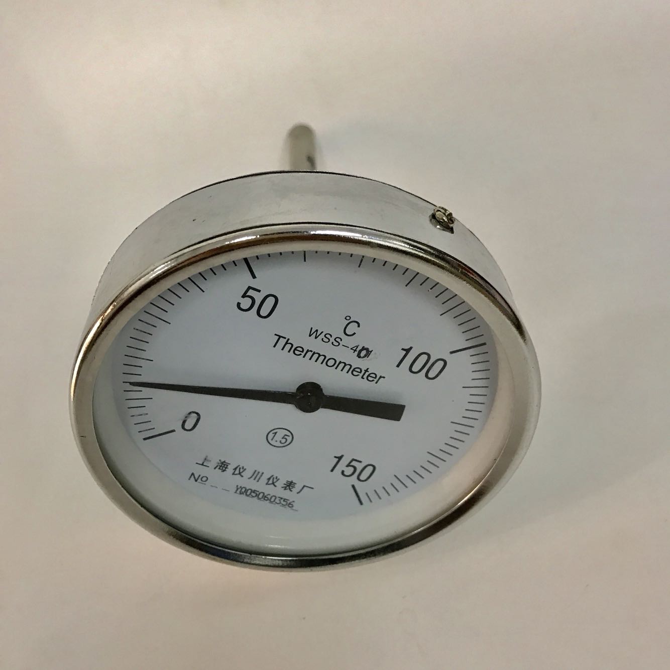 轴向双金属温度计尾杆长