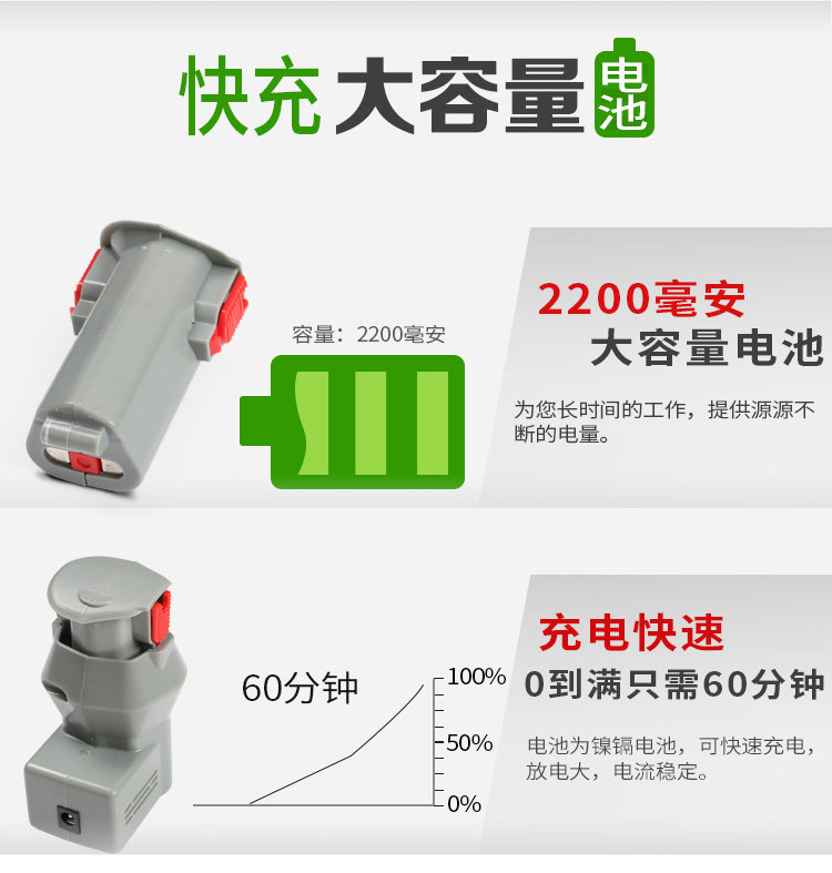 电剪刀 电池和座充组合