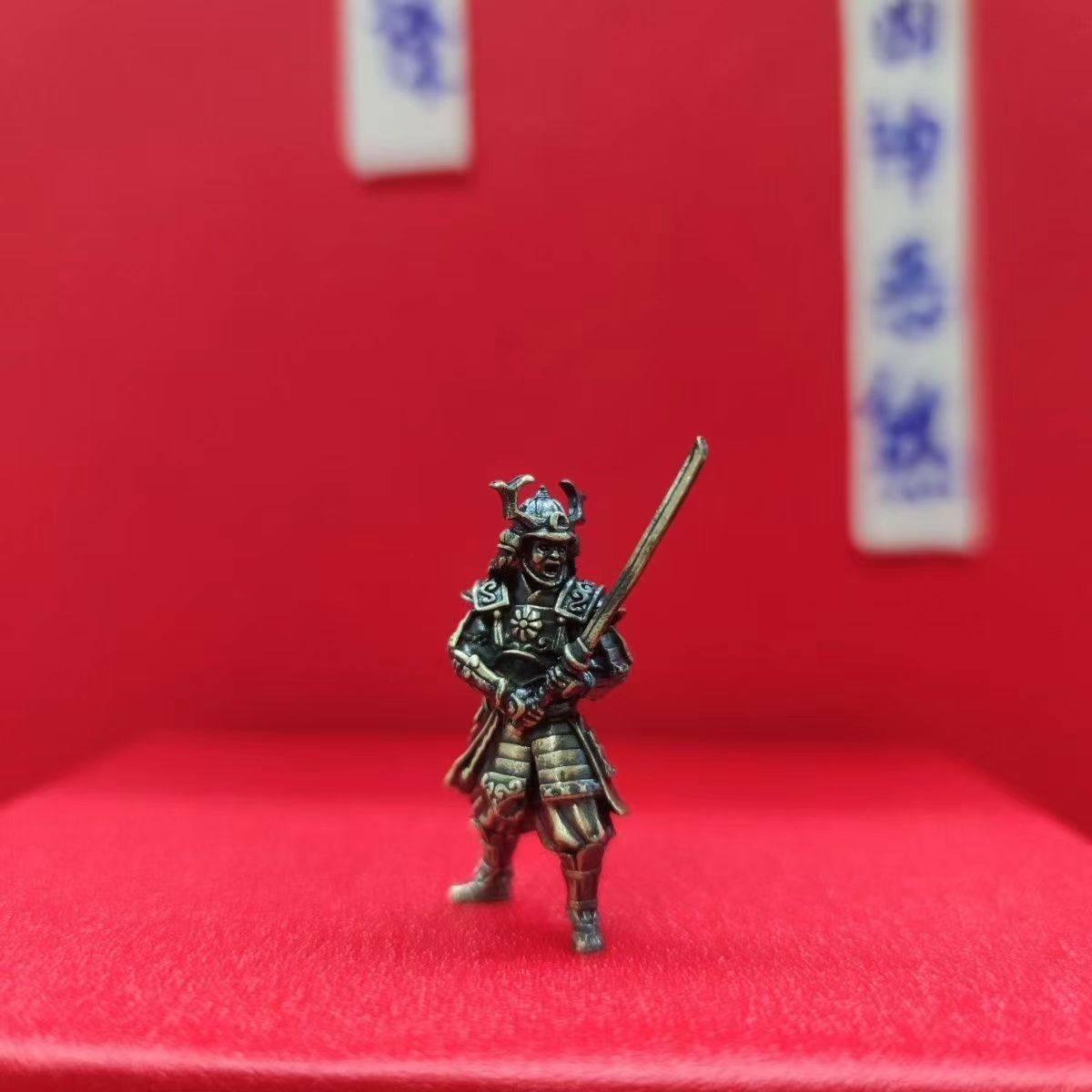 纯铜金属武士劈刀限量版兵人玩具模型桌面游戏战棋子摆件军事手办,金属材料及制品,金属罐/桶/瓶,淘宝优惠券,粉丝福利购,淘宝优惠卷