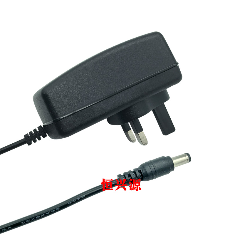 12V2A/1.5A机顶盒光纤猫英规UK香港插头变压器火牛小头3.5*1.35mm