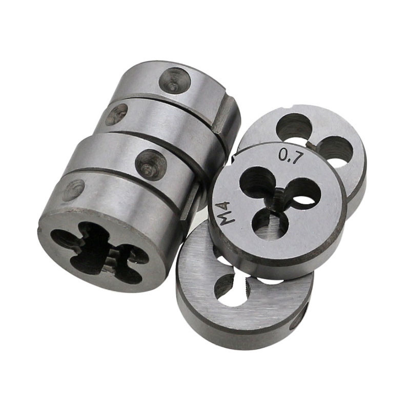 圆板牙合金钢手动外螺纹丝锥套丝手用丝扣元板牙M3M4M5M6M8M10M12