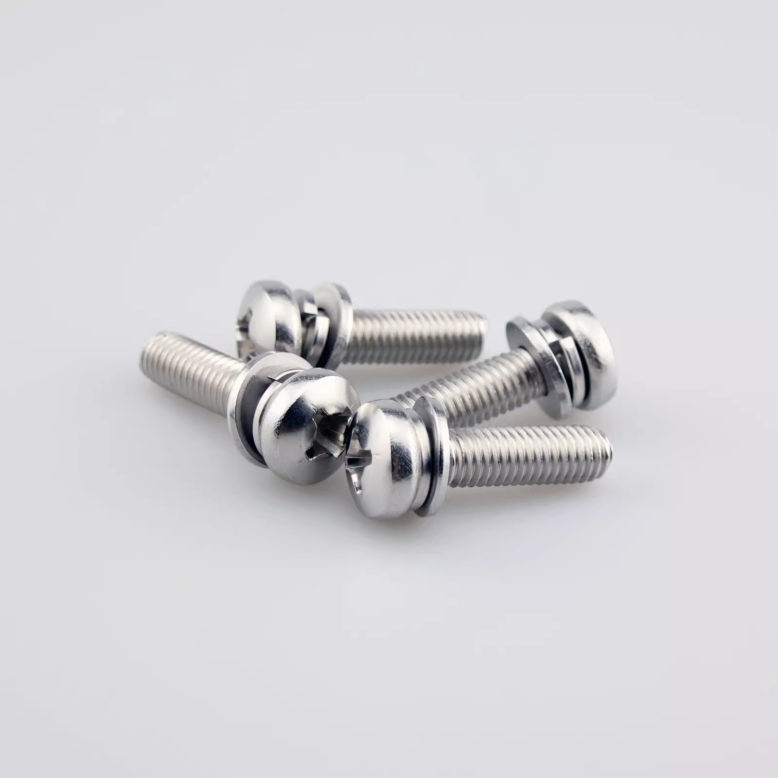 不锈钢小盘头十字三组合