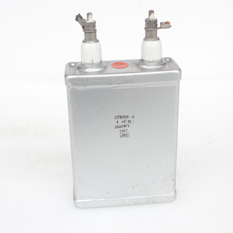 进口陶瓷头银色4UF 2500V高压油浸方形发烧胆机仪器电容