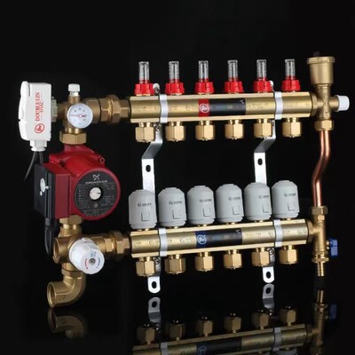 地暖分水器自动大流量温