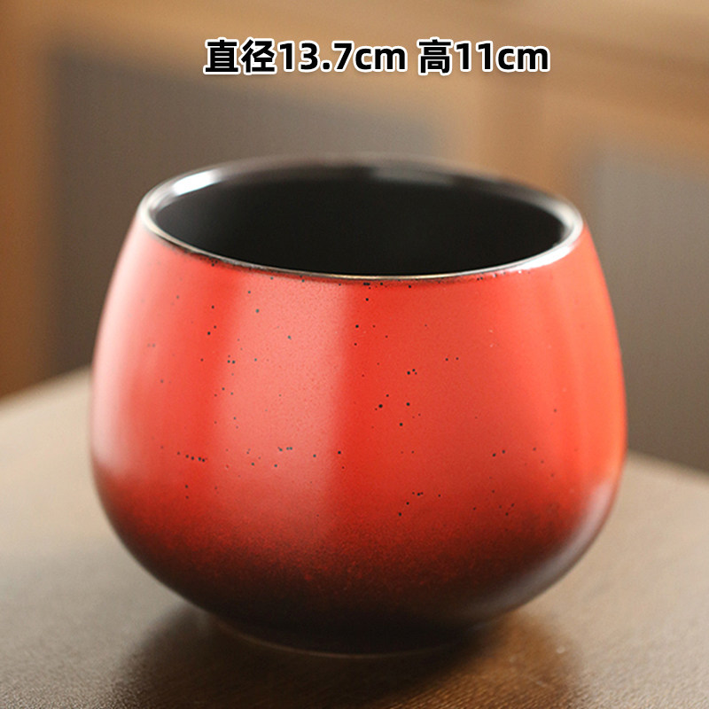 铜钱草绿萝水培花瓶陶瓷水养富贵竹花盆器皿笔筒茶渣缸装饰摆件