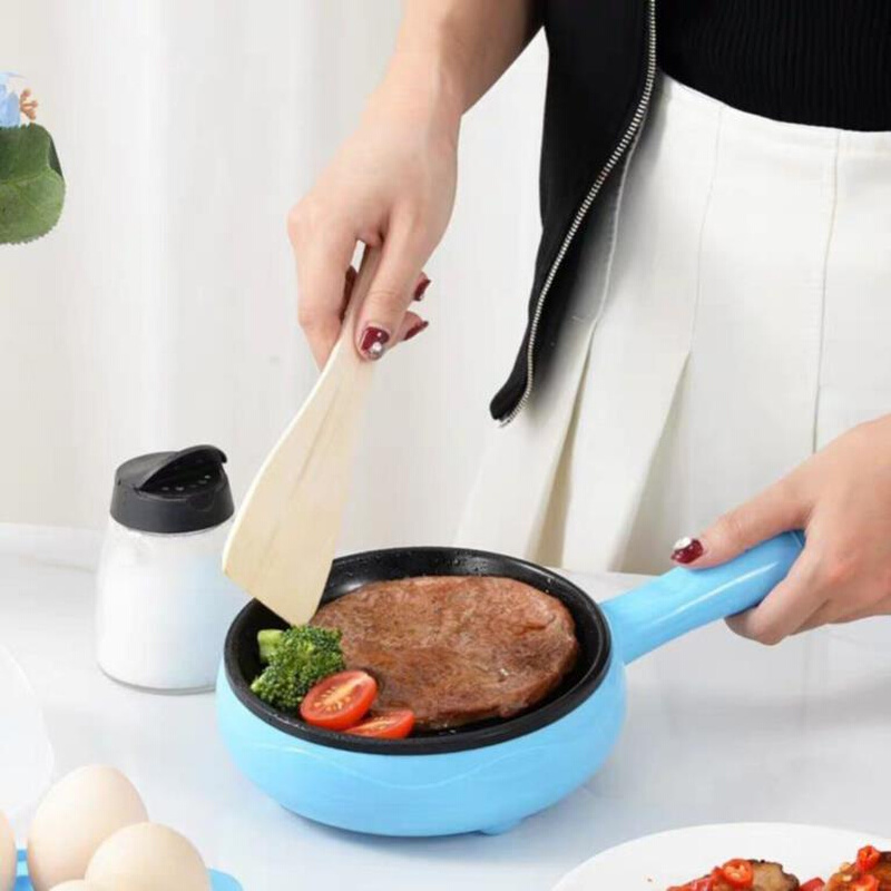 一体简易不粘锅平底煎带