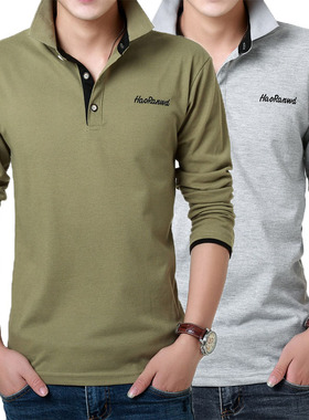 Shirt T Shirts For Men Mens Cotton Tshirt Longsleeve Loose