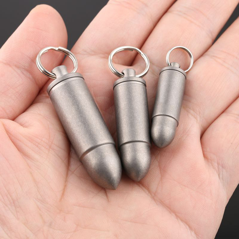 创意子弹防水仓金属迷你便携密封罐耐腐蚀应急药盒简约随身密封仓,模玩/动漫/周边/娃圈三坑/桌游,桌游配件/卡套/保护膜,淘宝优惠券,粉丝福利购,淘宝优惠卷