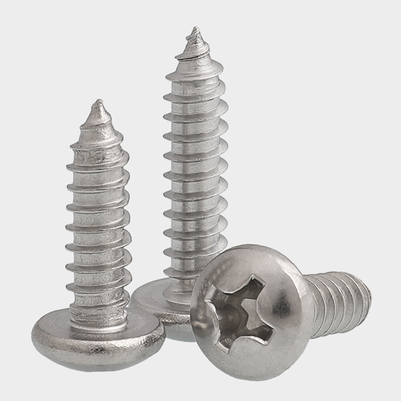 不锈钢自攻螺丝十字半圆