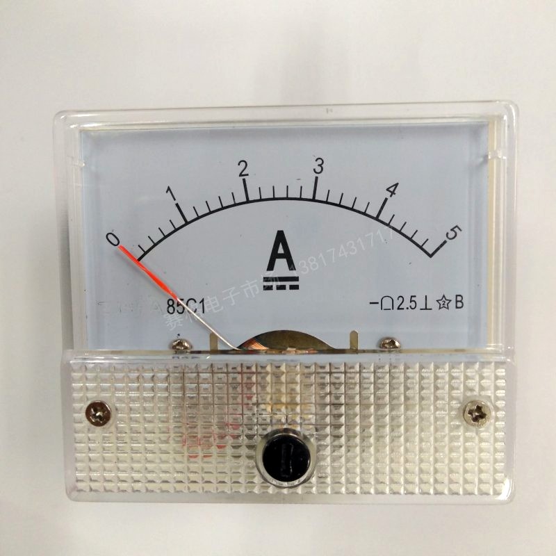 85C1-1A 1000MA 5A 3A 10A直流电流表 毫安 安培指针表 DC 一安培
