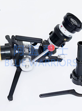 阿蓝勇士推荐双口消防水炮PSY30 便携移动式 消防比武训练攻击炮