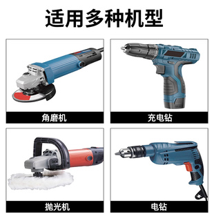 植绒砂纸片海绵吸盘抛光打磨自粘盘电钻角磨机底盘电动自吸托盘