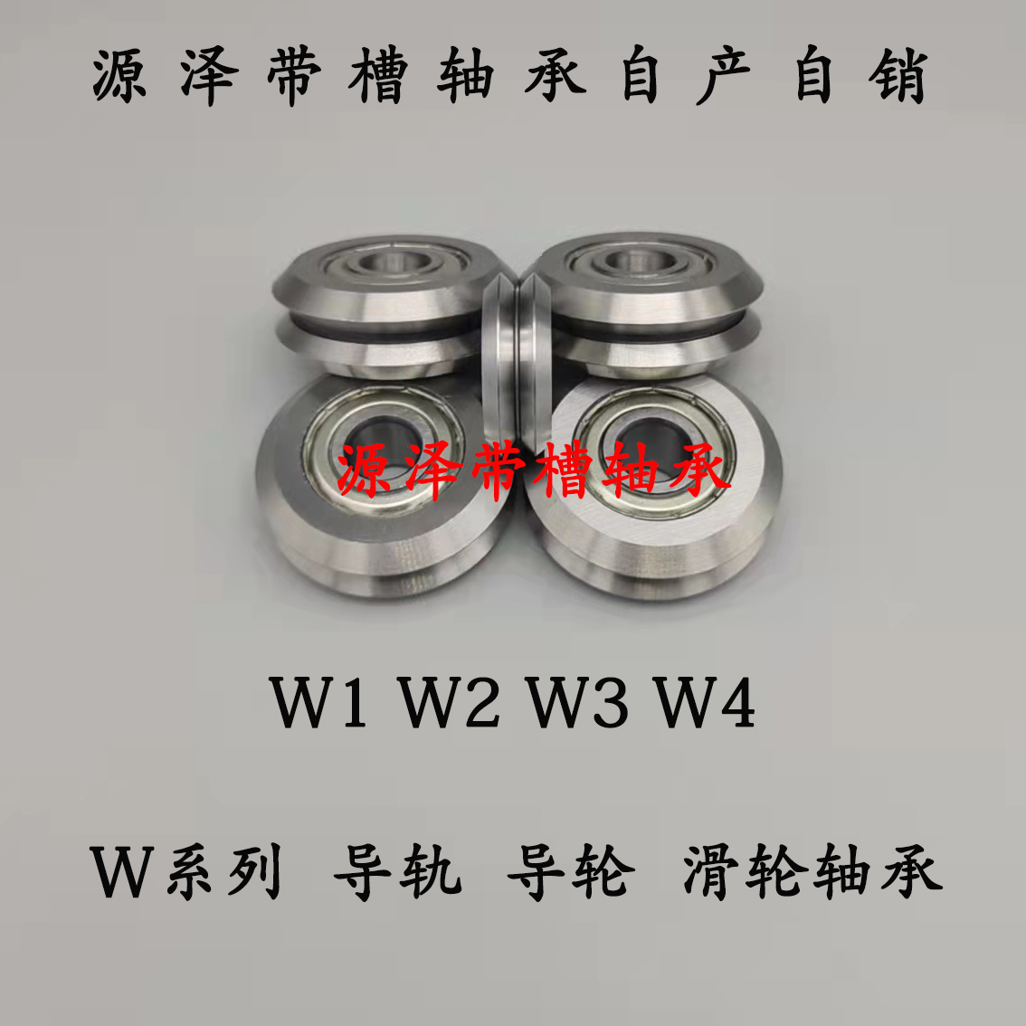 外圈带双型槽轴承导轨向