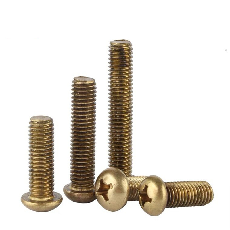 黄铜十字圆头螺丝机箱盘