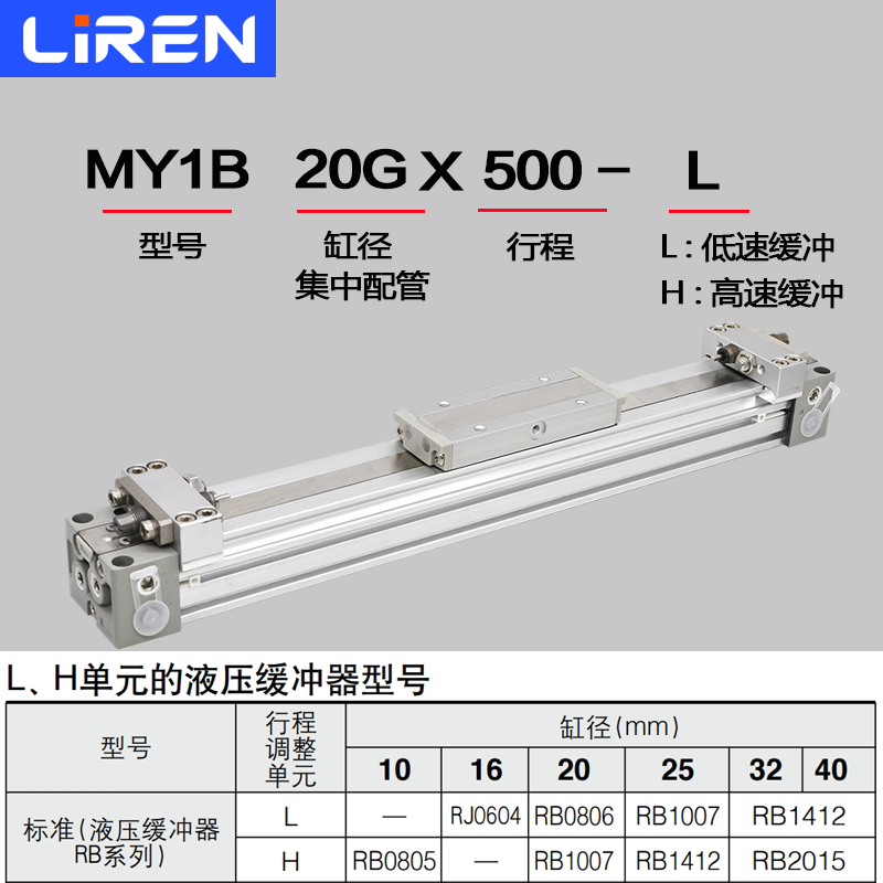 机械无杆气缸高速长行程