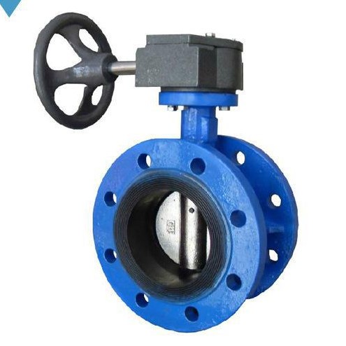 D341X-10 手动蜗轮法兰蝶阀DN50 65 80 100 125 150 200 250 300