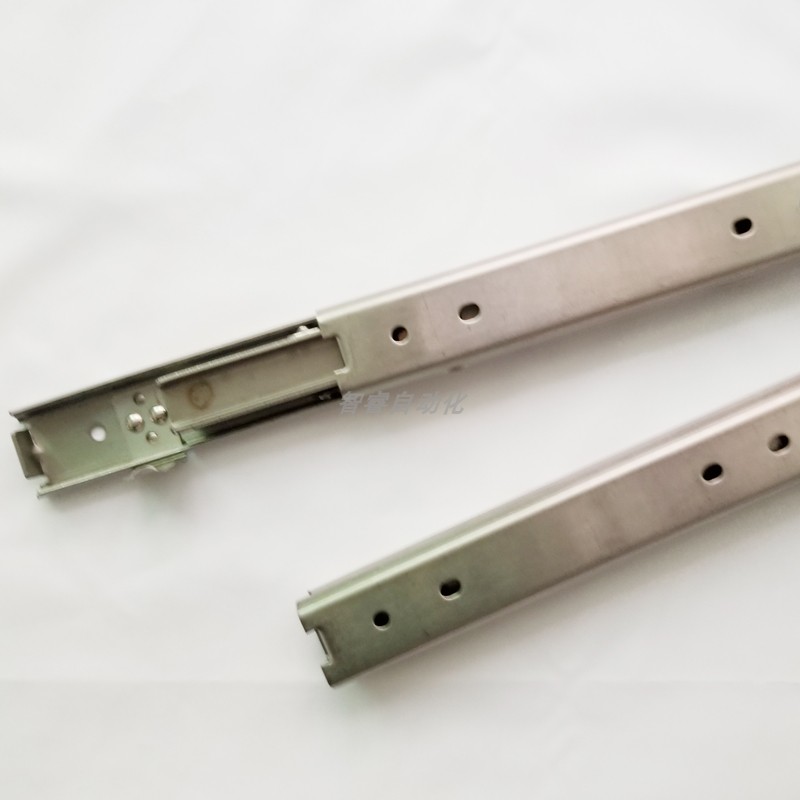 304不锈钢三节滑轨SSRXC2708/10/12/14/16/18/20 两层导轨SSRXY27