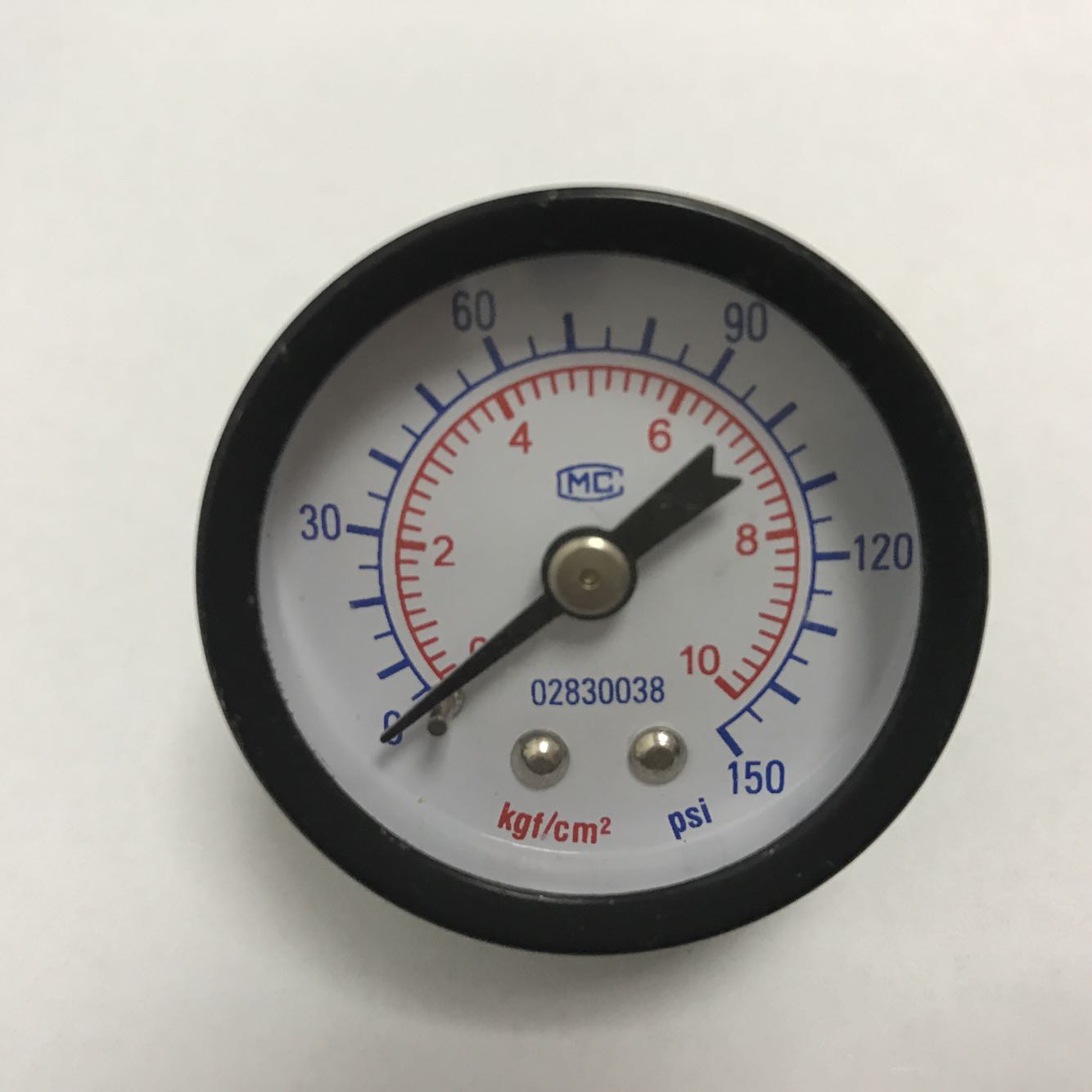 Mc 轴向压力表 10kgf/cm2 150psi 直径40-42mm zg1/4牙 Y-40Z