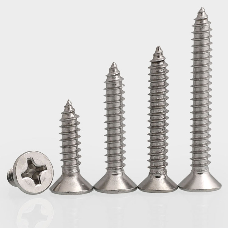不锈钢平头自攻螺钉十字
