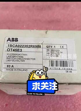 ABB 隔离开关OT45E3  0T45E3