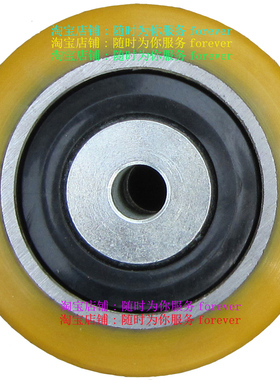 BT 电动堆高车SPE125前轮承重轮子  比特电动车聚氨酯实心前轮胎