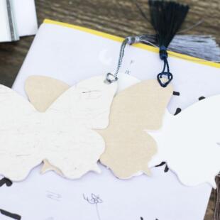 古风宣纸书签diy10张学生手工自制空白绘画书法文创漂漆书签卡纸