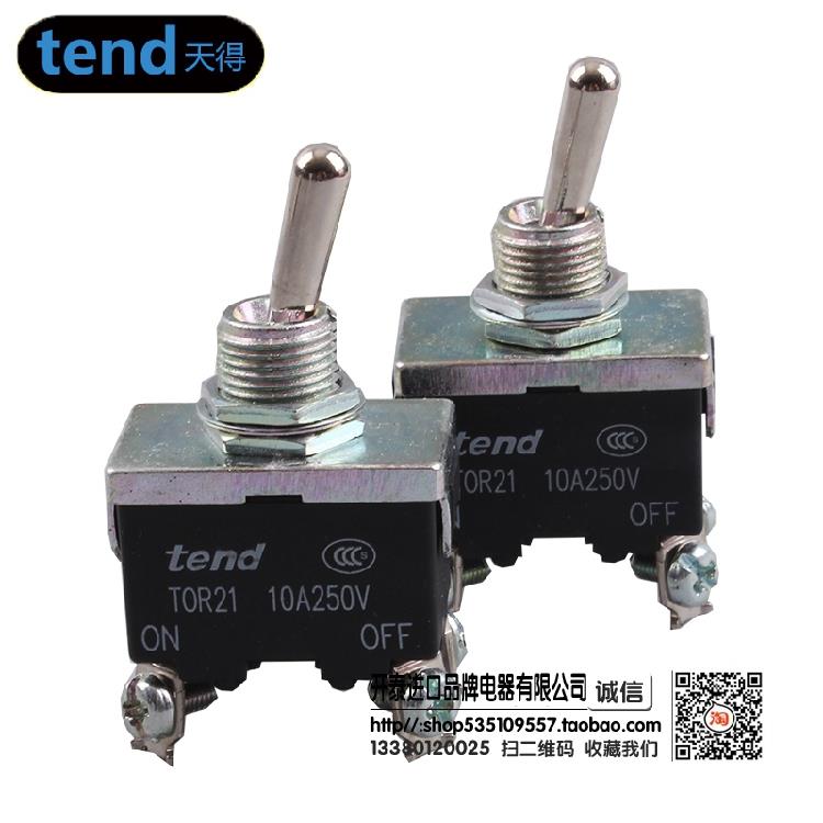 原装正品TNED天得TOR21 4脚自动复位转换开关/摇头开关/钮子开关