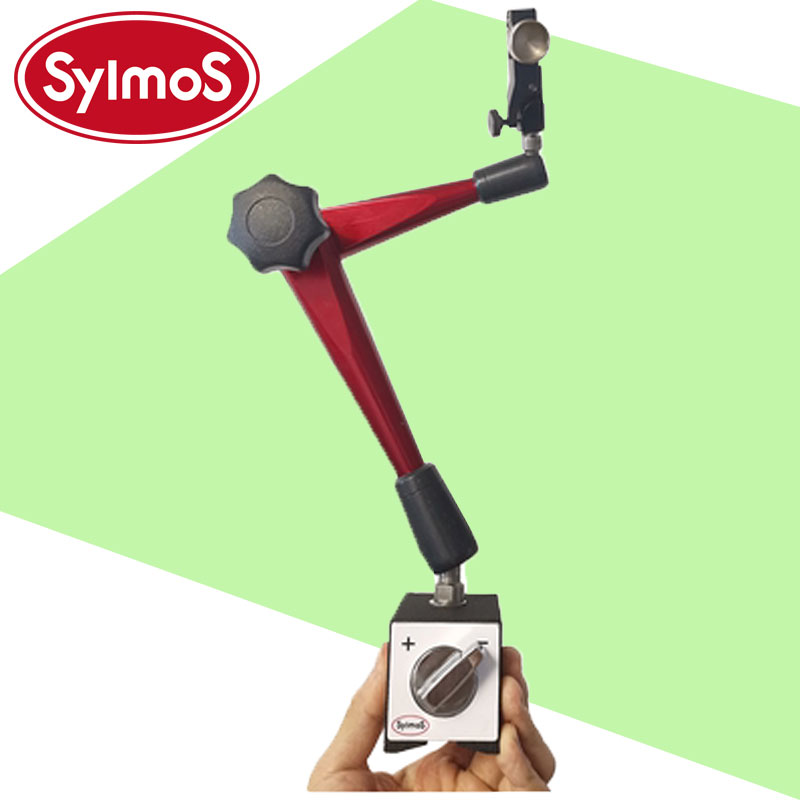 SYLMOS万向机械磁力表座磁性表座 SMS-S M L XL 强力杠杆百分表座