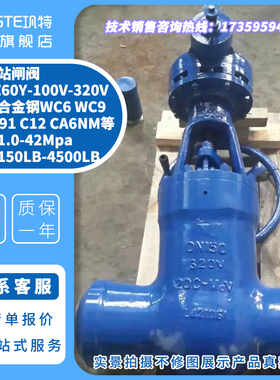 高温高压焊接闸阀Z61YP54 100V140V170V320V铬钼钒合金钢电站阀门