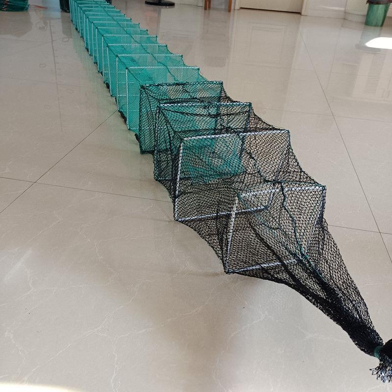 精品折叠虾笼龙网捕鱼螃
