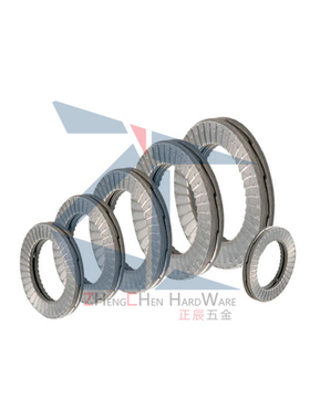 304自锁垫圈NLDF3/4/5/6/8/10/12/14/16/18/20/22/24防松动垫圈