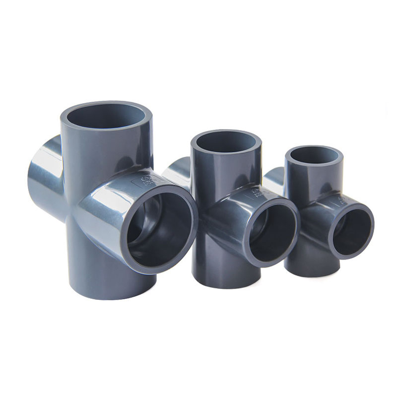 工业化正四通等径接头塑
