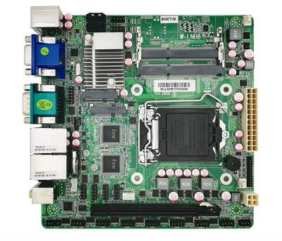 H81主板 LNH8主板 12个COM口 双千兆网口 工控主板 ITX主板