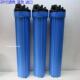 进口 4分 四分口3 3分 6分 20寸净水器蓝色滤壳 滤瓶