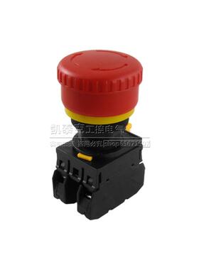 蘑菇头急停按钮开关 紧急停止钮 YW1B-V4E01R 1常闭 Ф22MM