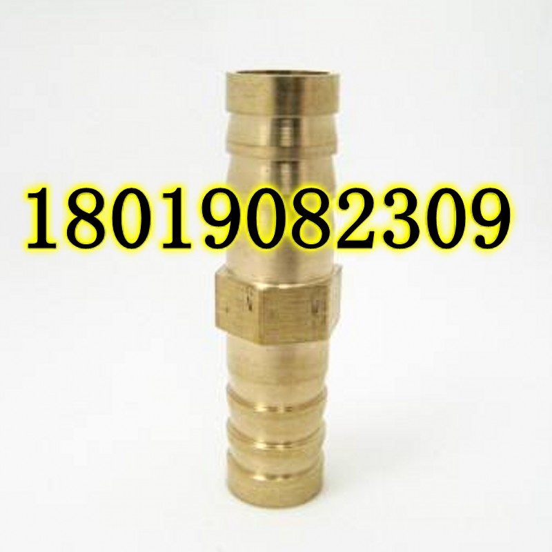 铜宝塔直通接头6mm 8 10 12 14 16 19mm  一字宝塔直通25mm
