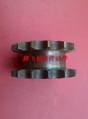 双联链轮 双单链轮 4分20齿 08B20T 双齿间距19mm 齿节距12.7