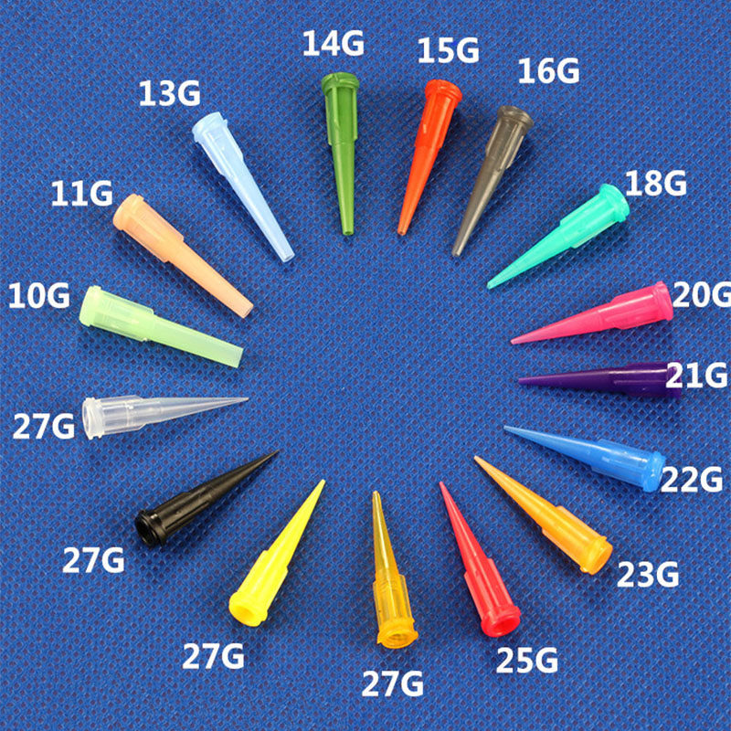 点胶机针头工业精密打胶针咀金属不锈钢打胶针头塑料大流量出胶头