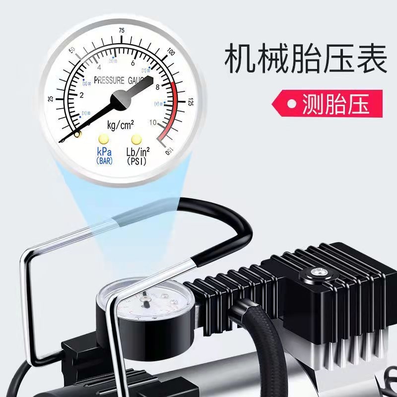 车载充气泵打汽轮胎快速