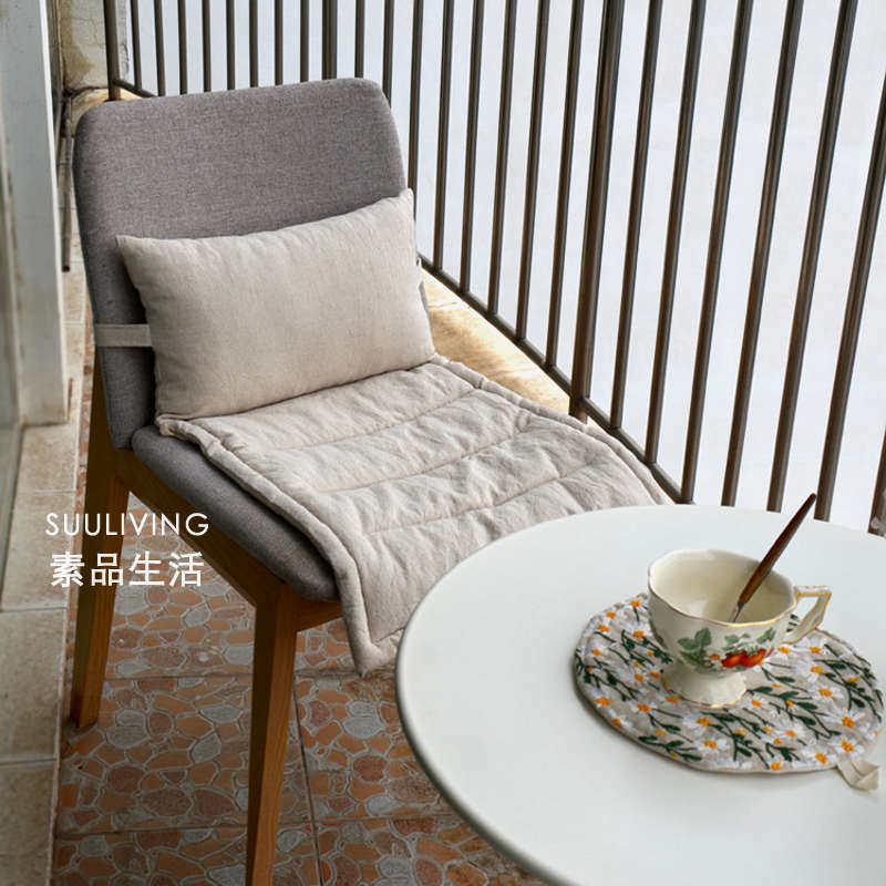 透气棉麻亚麻色白色办公室沙发垫坐垫椅子座垫子凳子方形防滑定,居家布艺,椅垫,淘宝优惠券,粉丝福利购,淘宝优惠卷