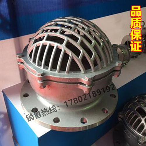 H42W-6P不锈钢法兰底阀/升降式底阀/吸水阀/滤水阀 DN40-DN400