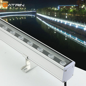 led洗墙灯射灯户外防水长条灯220V全彩庭院外墙亮化线条灯明装 24V