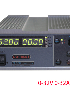 gophert格辉直流稳压电源30V36V可调开关电源CPS-3232 CPS-3630