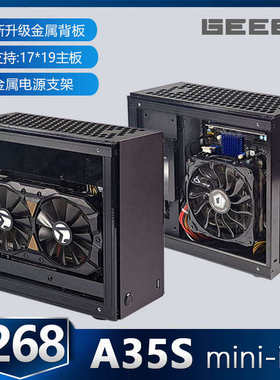 GEEEK A35S  小U电源 迷你itx透明机