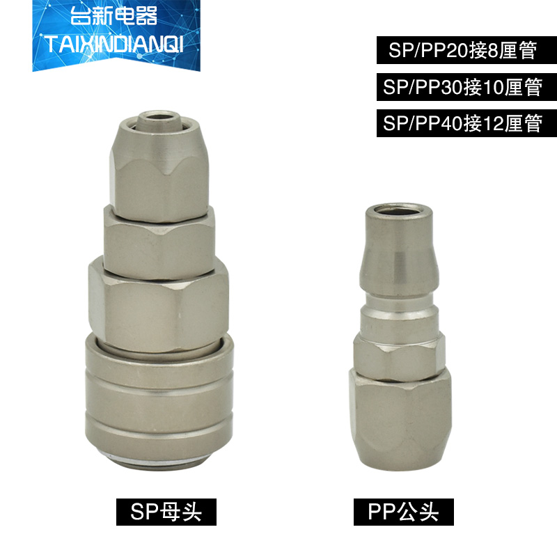 全新快速接头单手自锁型