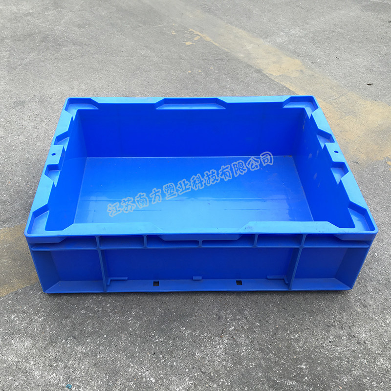 加厚周转箱HP箱全新料可堆式物流收纳箱汽配工具箱塑料加强筋料