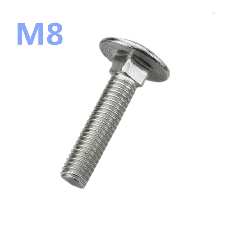 半圆头方颈螺栓白锌马车