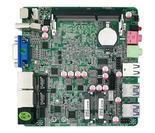 微特迈N-J3160迷你主板 双网电脑办公HTPC 赛扬四核 整机软路由器