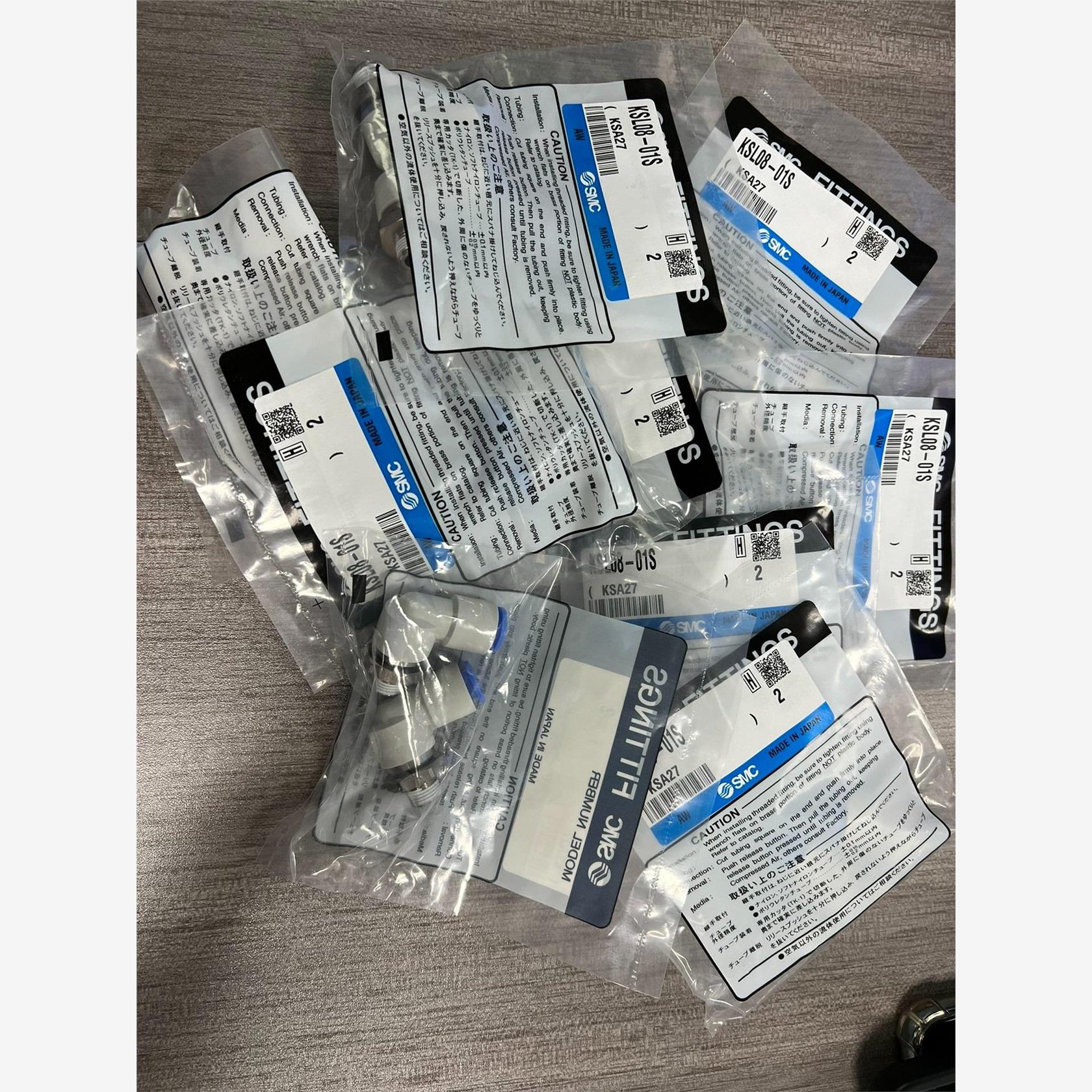 日本进口SMC接头KSL08-01S全新正品假一罚十议价